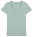 Dames T-shirt Native Spirit Ecologisch V-hals NS334 Jade Green